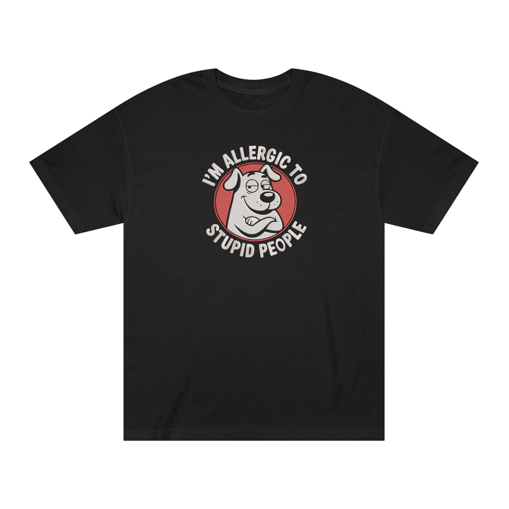 LE BANCHO Women's Funny Graphic Embroidered Oversized T-Shirt | Black