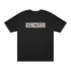 LE BANCHO Gymdari Premium Embroidered Oversized T-Shirt for Men | 240 GSM Heavyweight Cotton | Black Gym Streetwear Tee