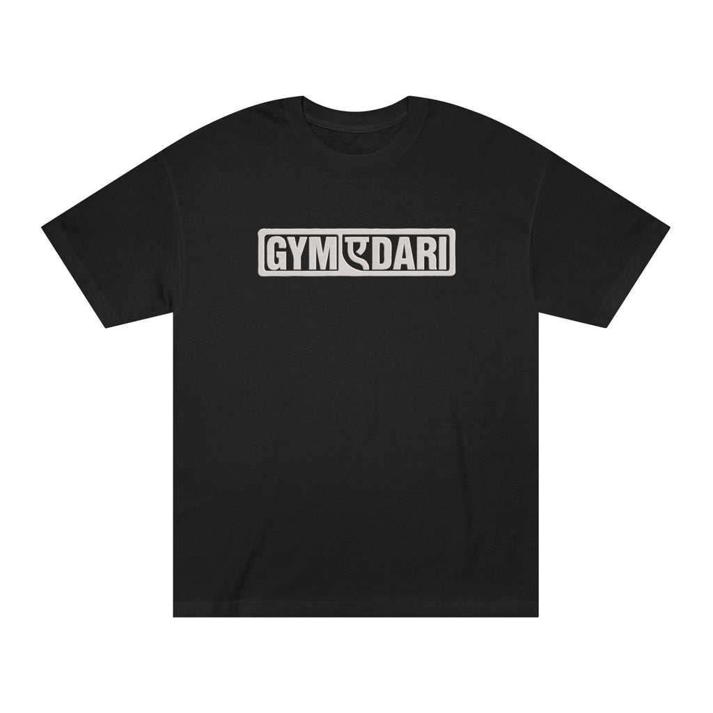 LE BANCHO Gymdari Premium Embroidered Oversized T-Shirt for Women | 240 GSM Heavyweight Cotton | Black Gym Streetwear Tee