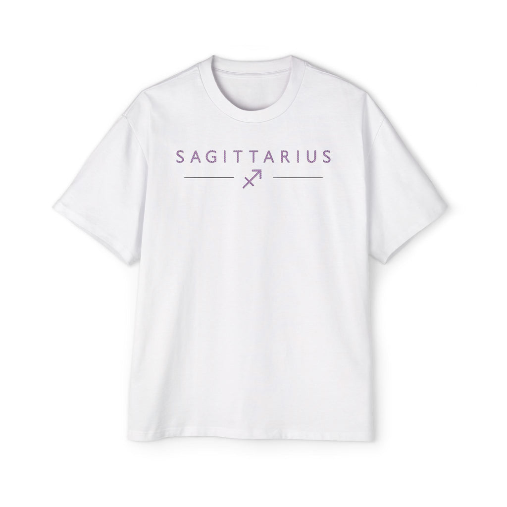 Sagittarius Born to Roam Embroidery Oversized T-Shirt | LE BANCHO