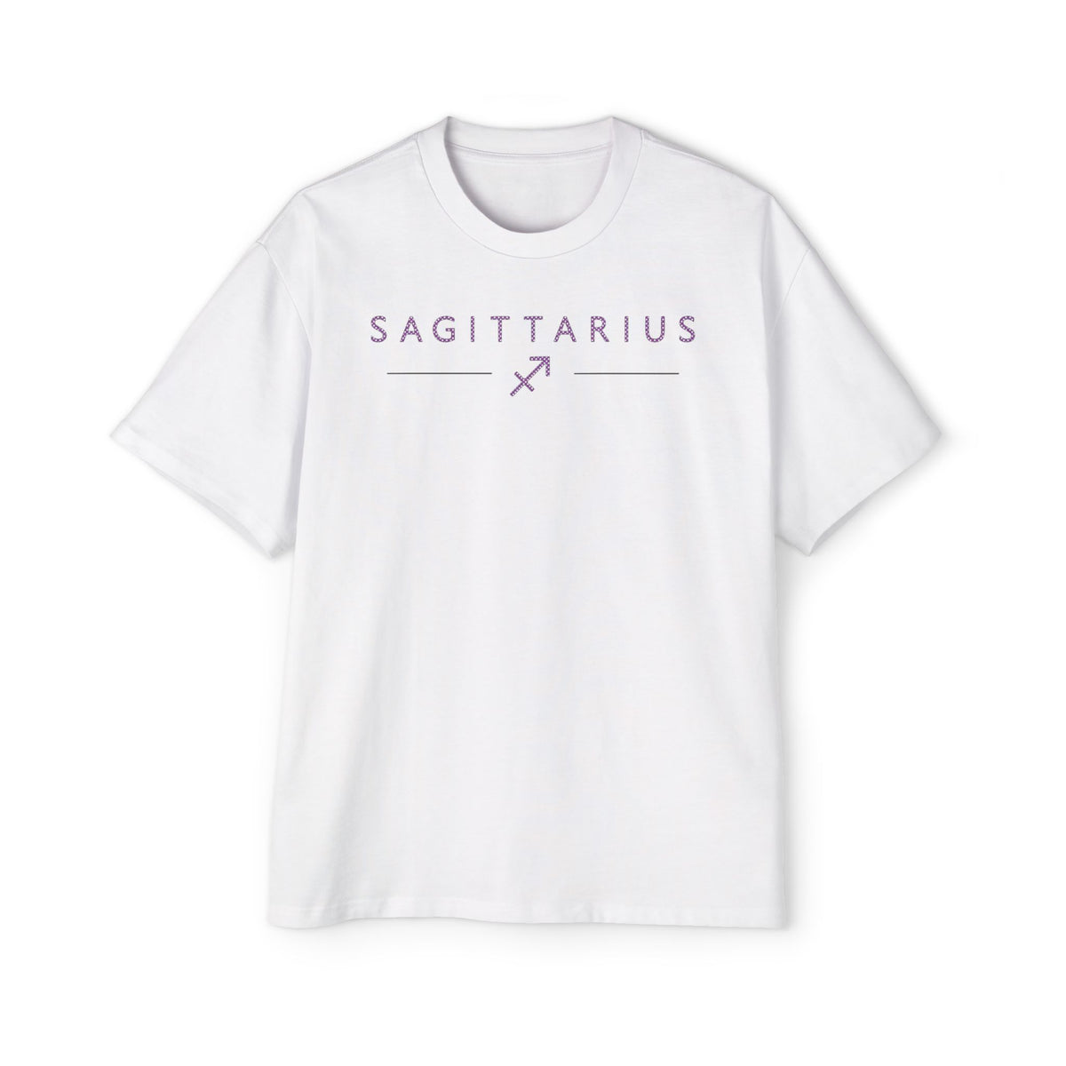 Sagittarius Born to Roam Embroidery Oversized T-Shirt | LE BANCHO
