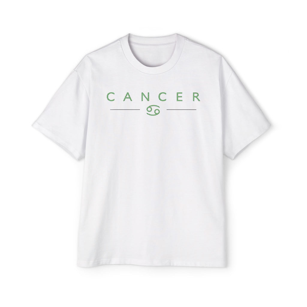Cancer Soft Heart Hard Shell Embroidery Oversized T-Shirt | LE BANCHO