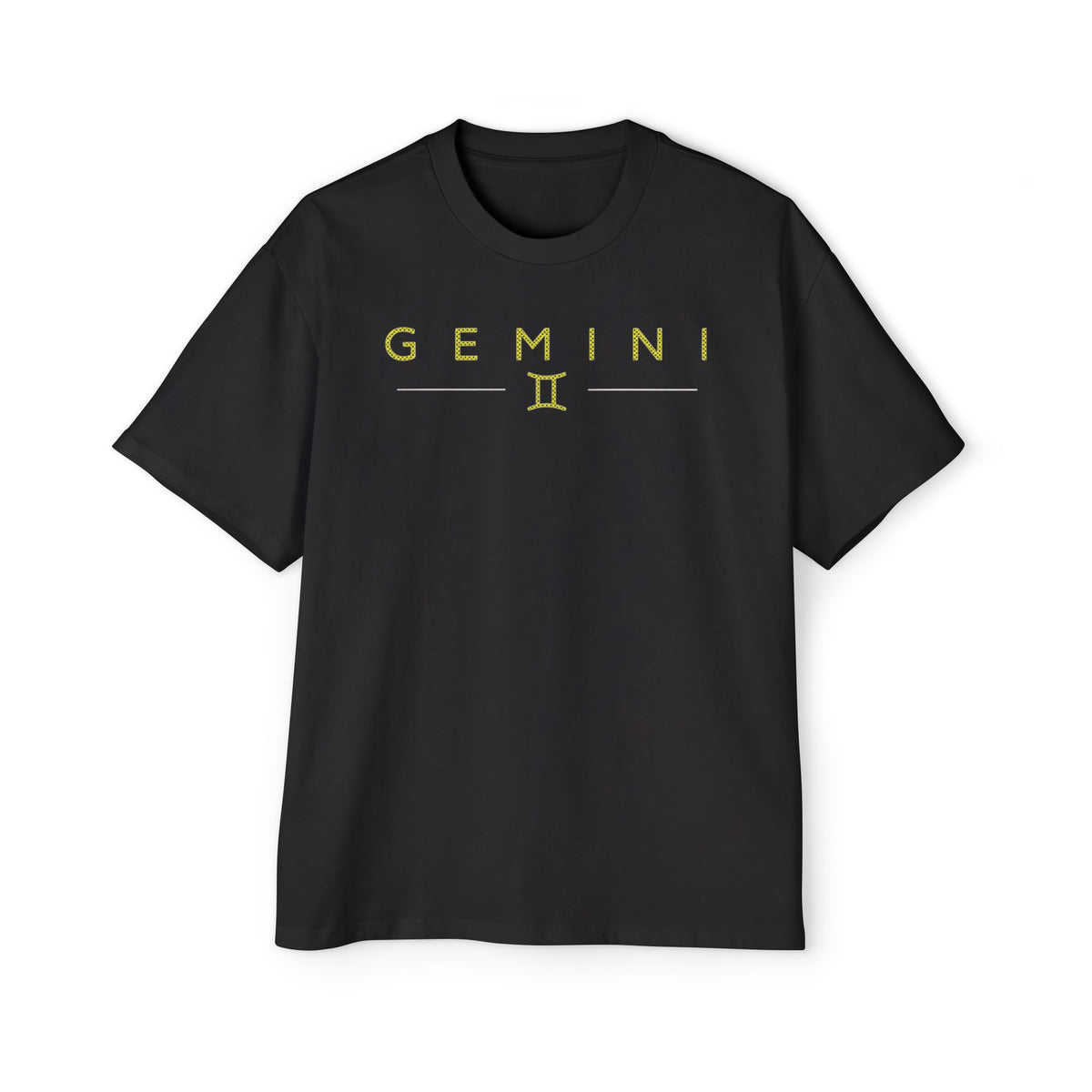 Gemini Two Sides One Iconic fit Embroidery Oversized T-Shirt
