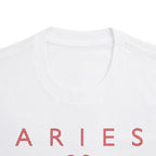 Aries Born to Lead Made to Stand Out Embroidery Oversized T-Shirt