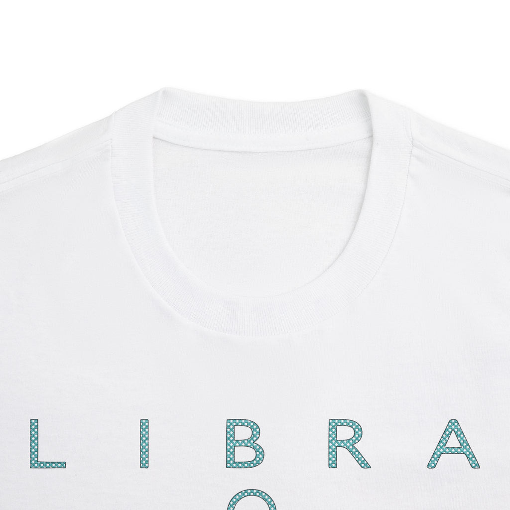 Libra Balanced Energy Unbalanced Style Embroidery Oversized T-Shirt | LE BANCHO