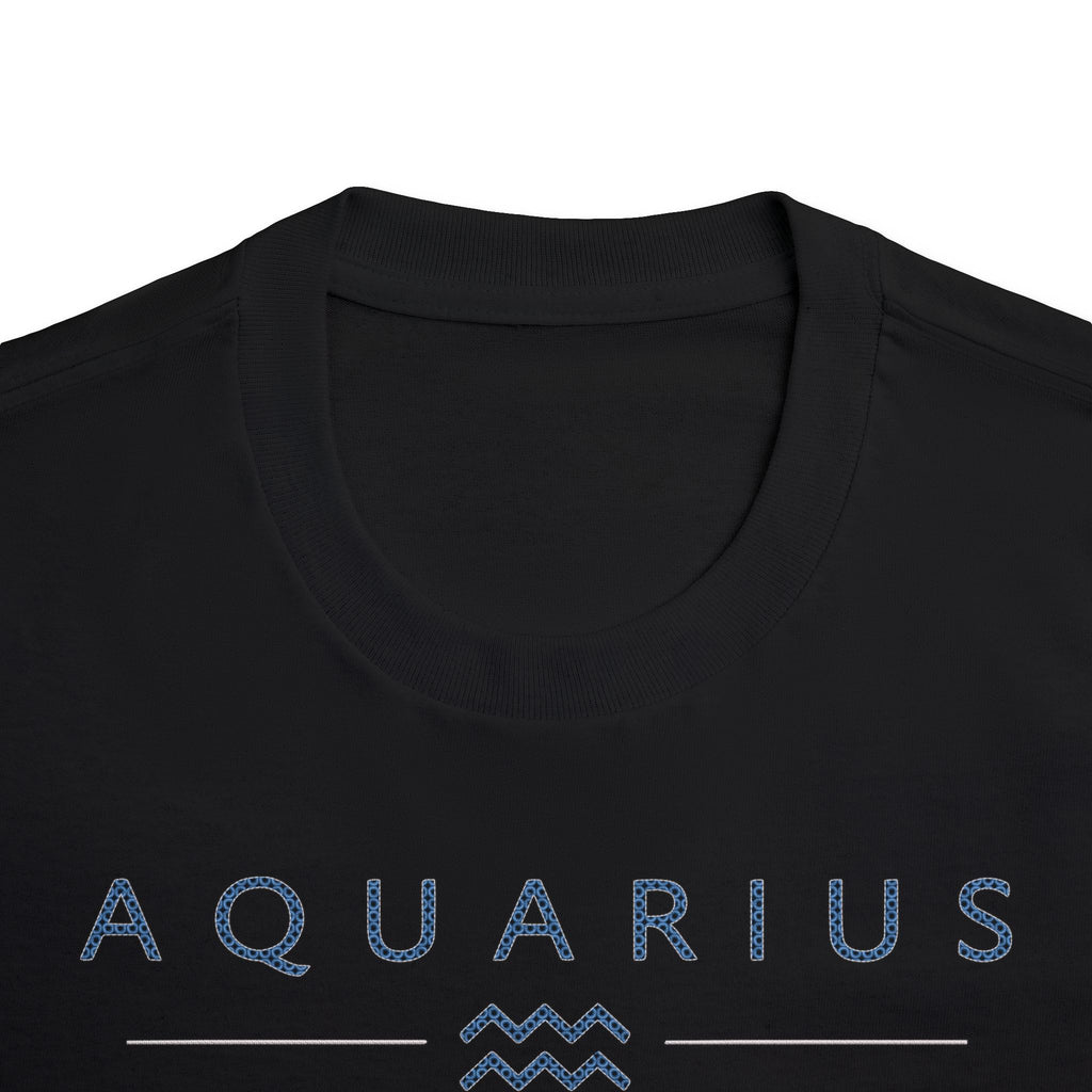 Aquarius Built Different Embroidery Oversized T-Shirt | LE BANCHO