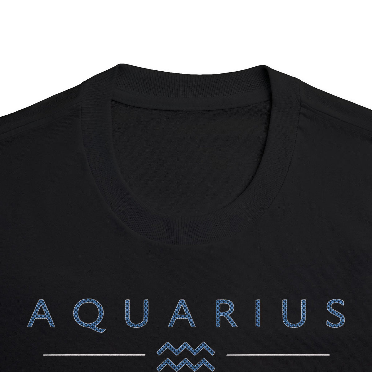 Aquarius Built Different Embroidery Oversized T-Shirt | LE BANCHO