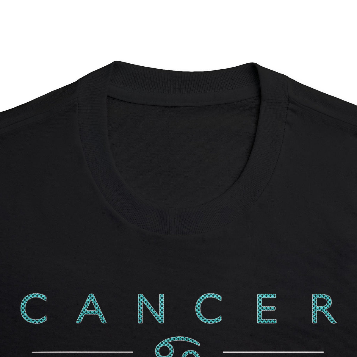 Cancer Soft Heart Hard Shell Embroidery Oversized T-Shirt | LE BANCHO