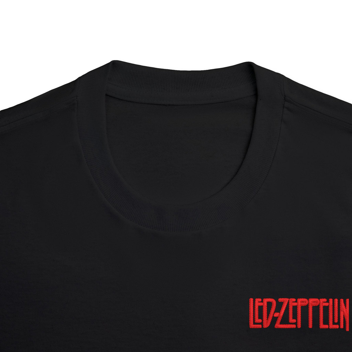 Led Zeppelin Rock Band Premium Oversized Embroidery T-Shirt for Men | 240 GSM 100% Cotton