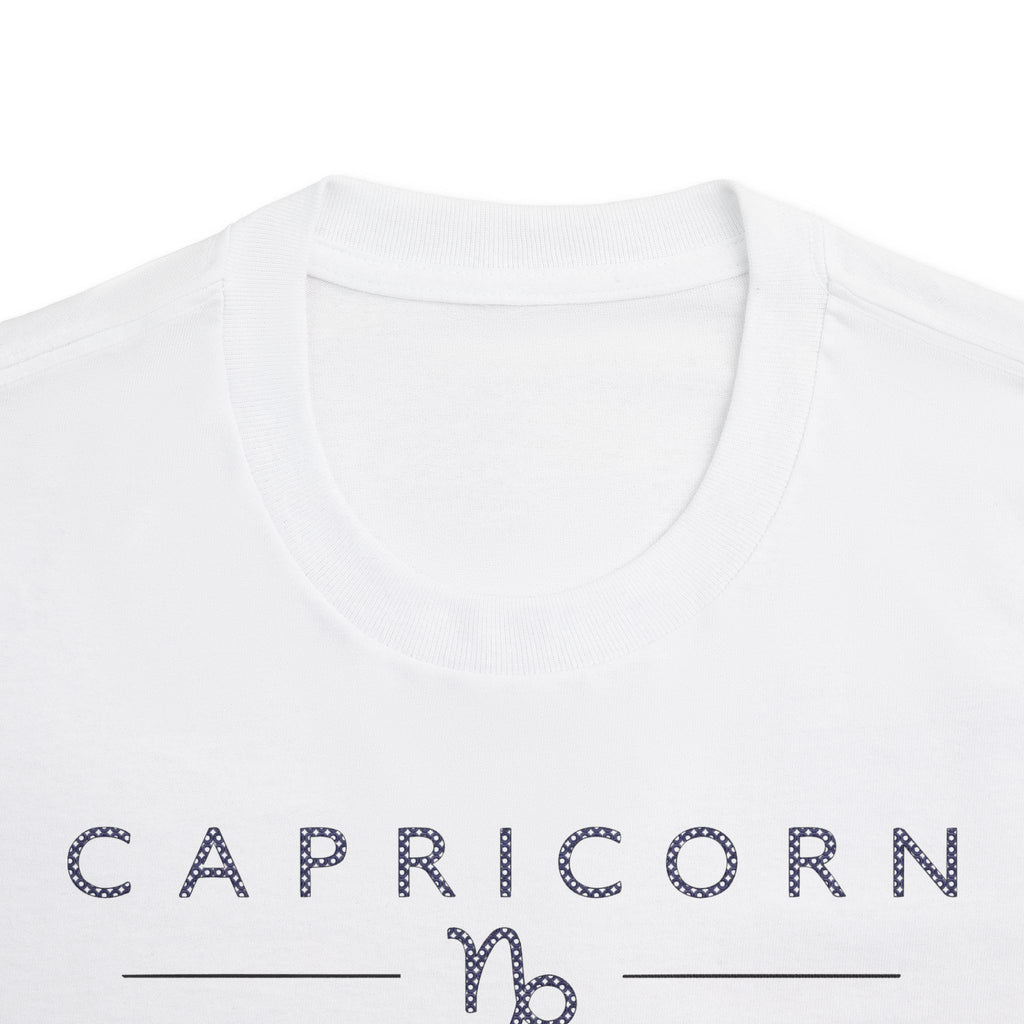 Capricorn Built Different Embroidery Oversized T-Shirt | LE BANCHO