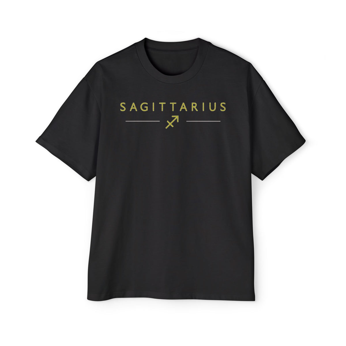 Sagittarius Born to Roam Embroidery Oversized T-Shirt | LE BANCHO
