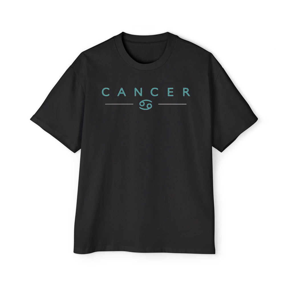 Cancer Soft Heart Hard Shell Embroidery Oversized T-Shirt | LE BANCHO