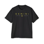 Gemini Two Sides One Iconic fit Embroidery Oversized T-Shirt