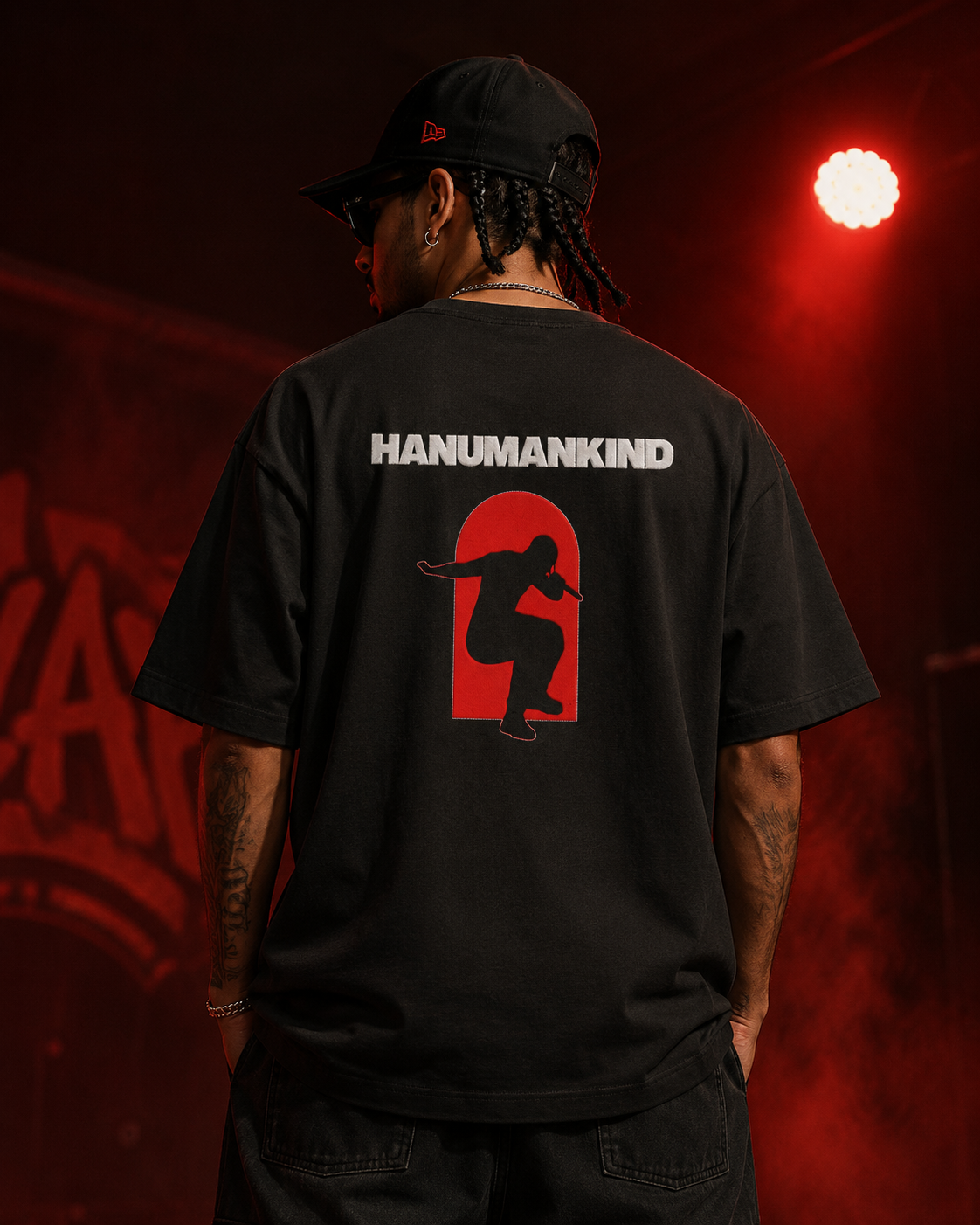 Hanumankind Tribute Premium Oversized T-Shirt for Men | 240 GSM 100% Cotton