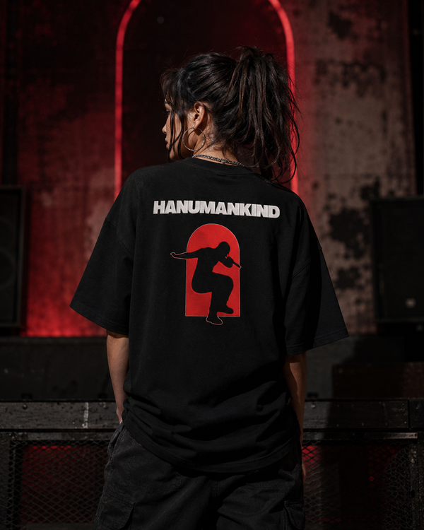 Hanumankind Tribute Premium Oversized T-Shirt for Women | 240 GSM 100% Cotton