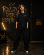 Muhfaad Premium Oversized T-Shirt for Women | 240 GSM Cotton Streetwear