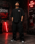 Seedhe Maut Premium Oversized T-Shirt for Men | 240 GSM Embroidered Hip-Hop Streetwear Tee