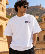 Seedhe Maut Jaipur Concert Edition Embroidery Oversized T-Shirt for Men | LE BANCHO