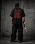 Art Is Freedom Premium Oversized T-Shirt for Men | 240 GSM 100% Cotton Embroidered Typography Tee