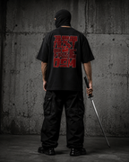 Art Is Freedom Premium Oversized T-Shirt for Men | 240 GSM 100% Cotton Embroidered Typography Tee
