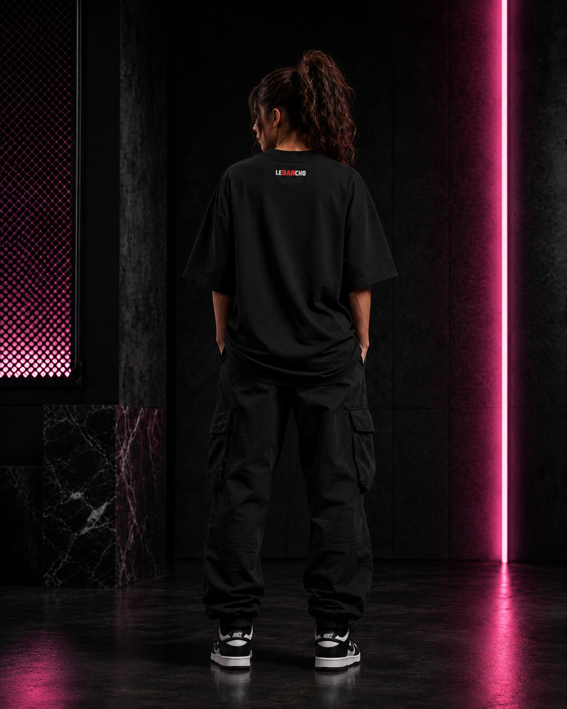 BDSM Business Development Sales & Marketing Premium Oversized Embroidered T-Shirt for Women | 240 GSM 100% Cotton