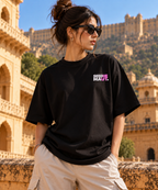Seedhe Maut Jaipur Concert Edition Embroidery Oversized T-Shirt for Women | LE BANCHO