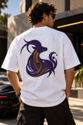 Capricorn Built Different Embroidery Oversized T-Shirt | LE BANCHO