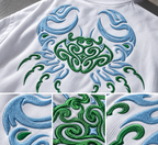 Cancer Soft Heart Hard Shell Embroidery Oversized T-Shirt | LE BANCHO