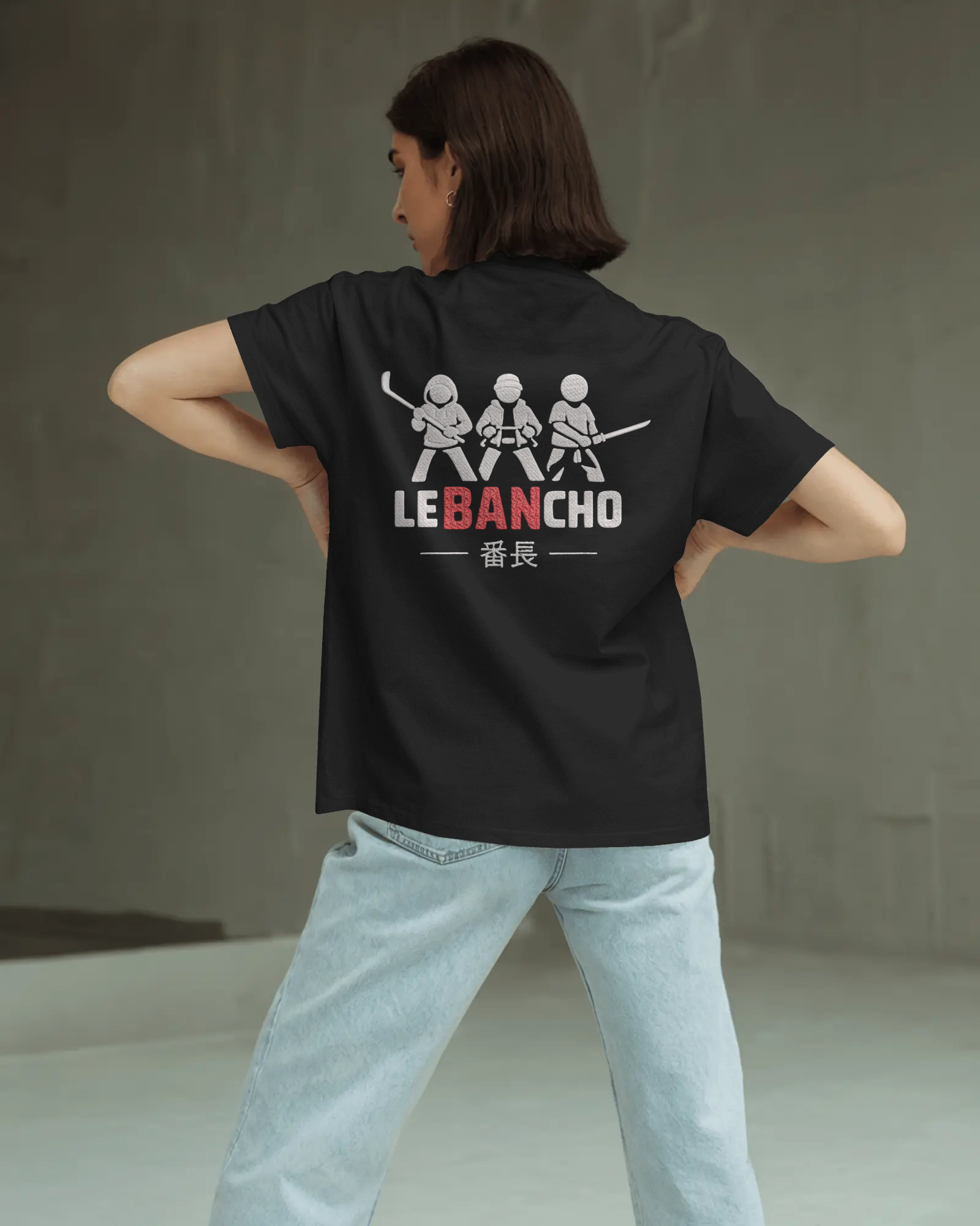 Embroidered Oversized T-Shirt for Women | Premium 240 GSM Cotton | Heavyweight Streetwear Tee
