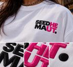 Seedhe Maut Jaipur Concert Edition Embroidery Oversized T-Shirt for Women | LE BANCHO
