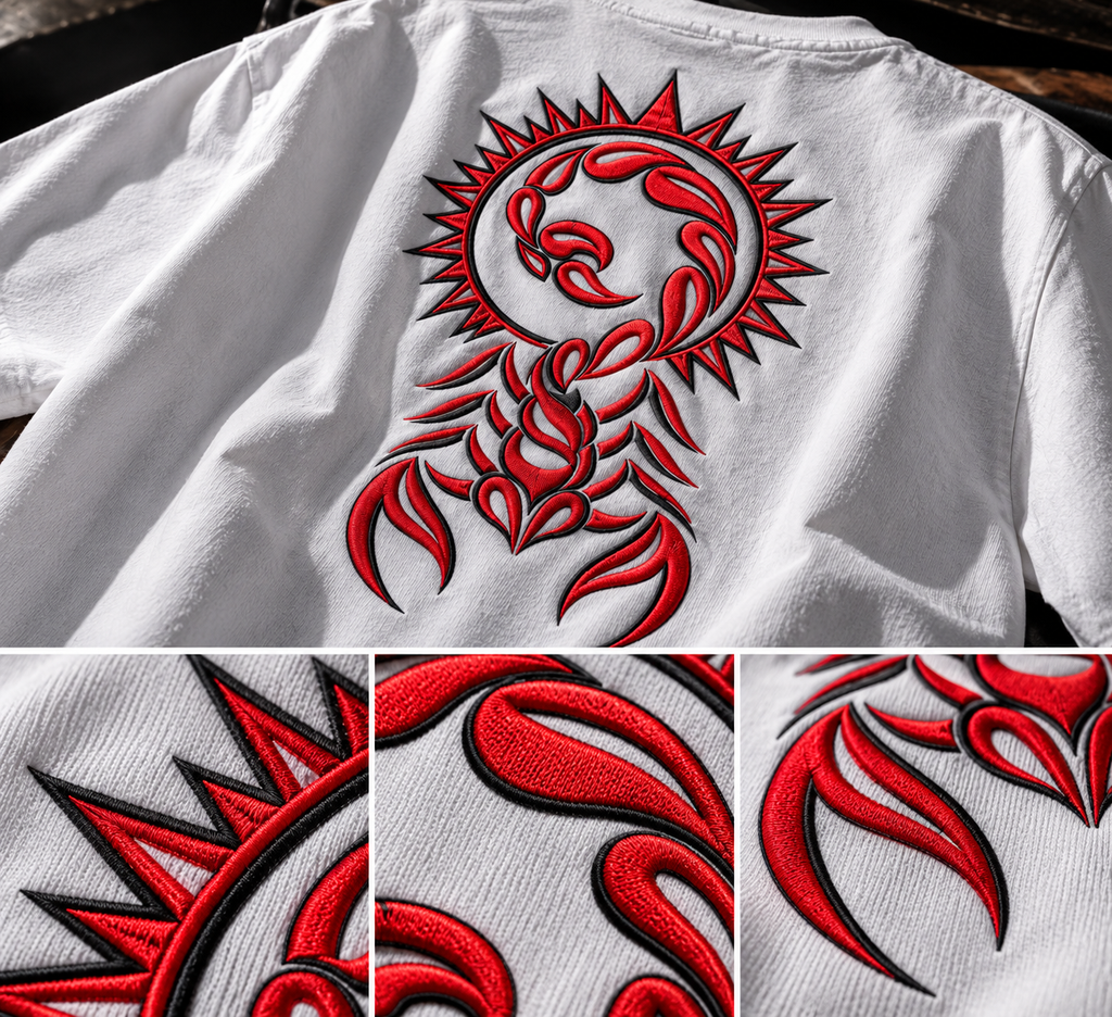 Scorpio Not Everyone Gets Your Energy Embroidery Oversized T-Shirt | LE BANCHO