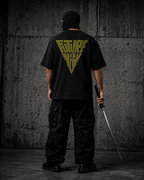 Future Is Now Premium Oversized T-Shirt for Men | 240 GSM 100% Cotton Embroidered Typography Tee