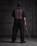 Hope Never Quits Premium Oversized T-Shirt for Men | 240 GSM 100% Cotton Embroidered Typography Tee