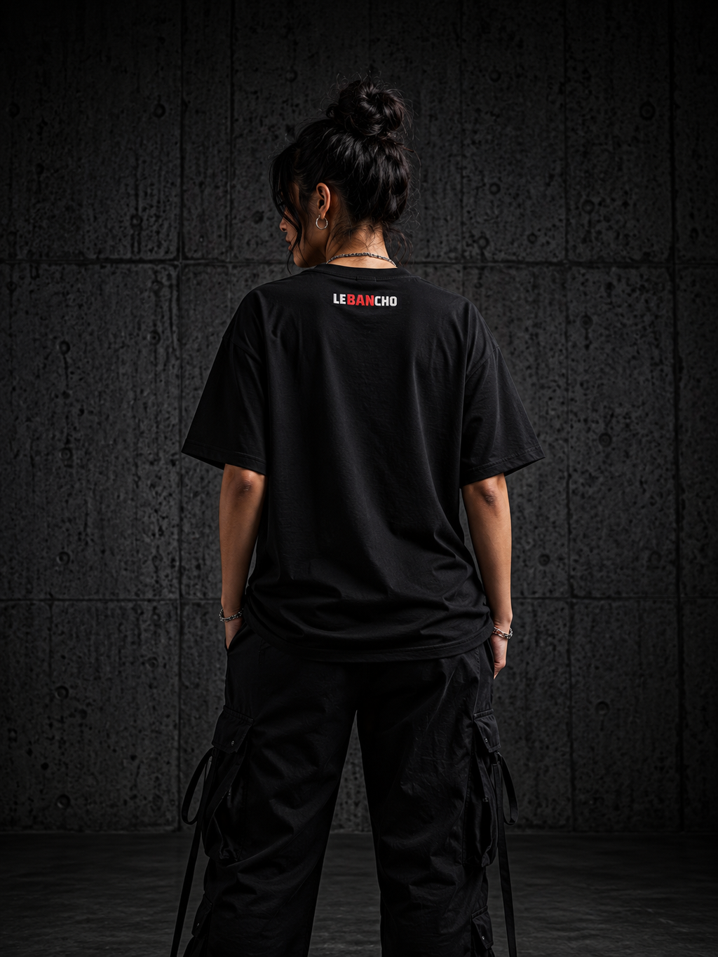 Hyperbolic Premium Oversized Embroidered Typography T-Shirt for Women | 240 GSM 100% Cotton