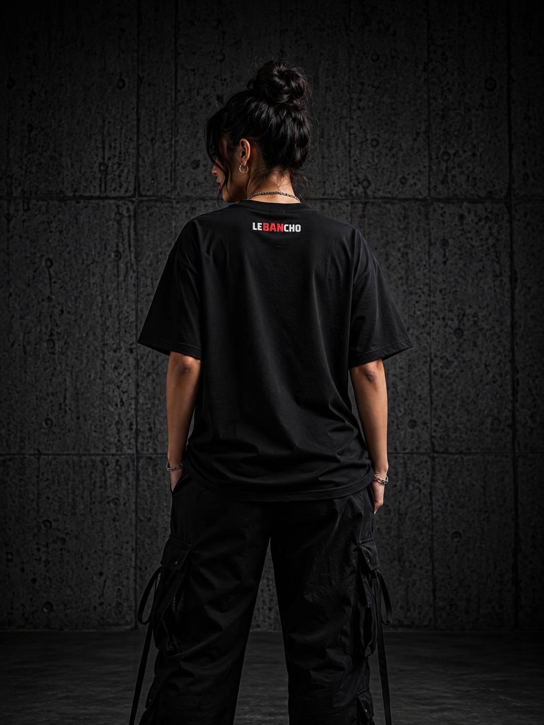 Hyperbolic Premium Oversized Embroidered Typography T-Shirt for Women | 240 GSM 100% Cotton