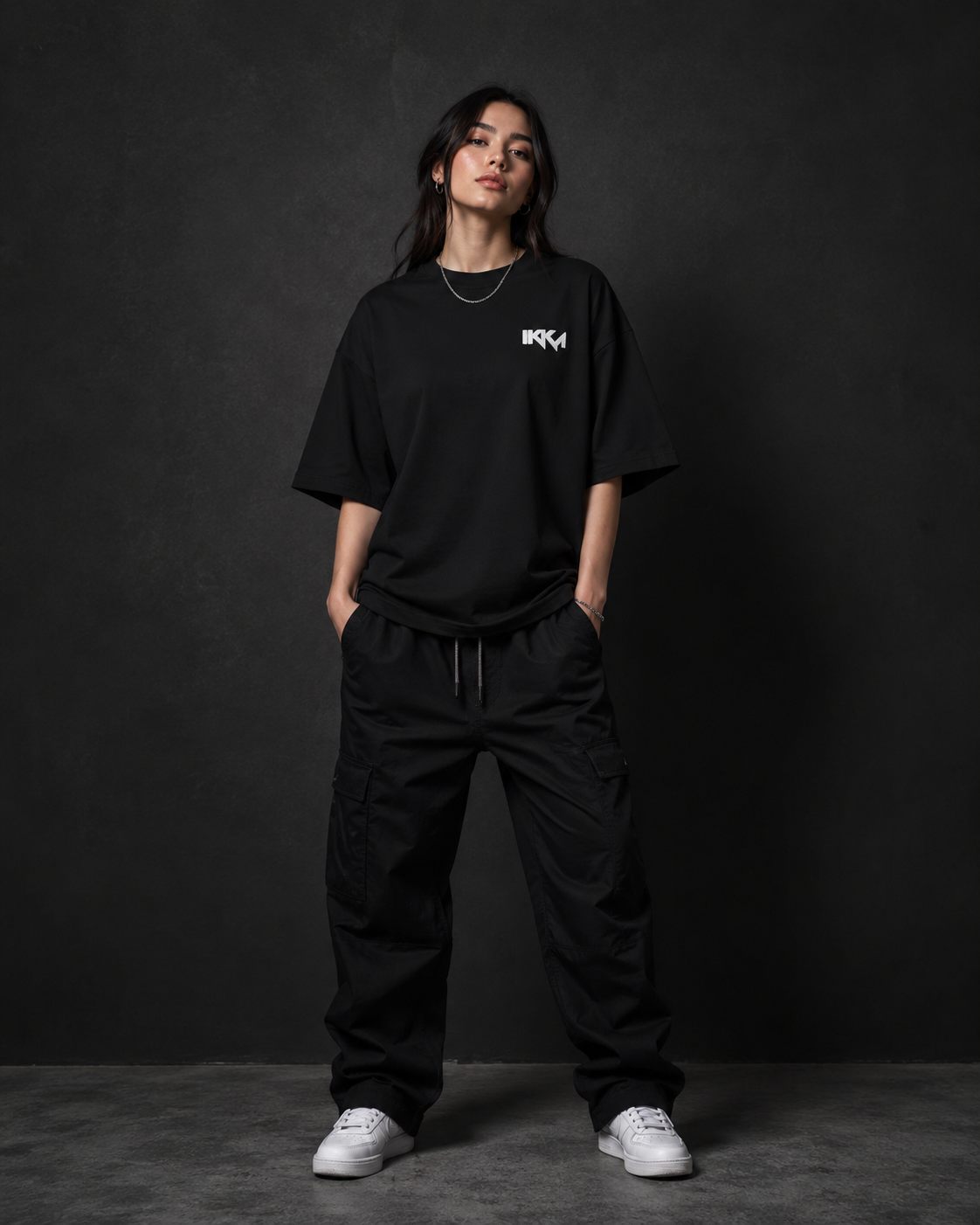 Nishu IKKA Tribute Premium Oversized T-Shirt for Women | 240 GSM Cotton Streetwear