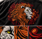 Leo Don't Chase the Spotlight Embroidery Oversized T-Shirt | LE BANCHO