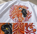 Leo Don't Chase the Spotlight Embroidery Oversized T-Shirt | LE BANCHO