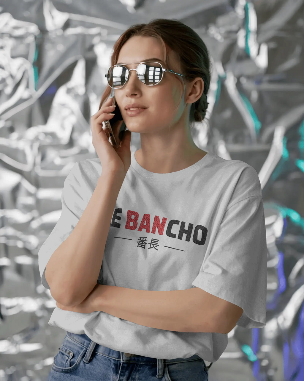 Embroidered Oversized T-Shirt for Women | Premium 240 GSM Cotton | Heavyweight Streetwear Tee