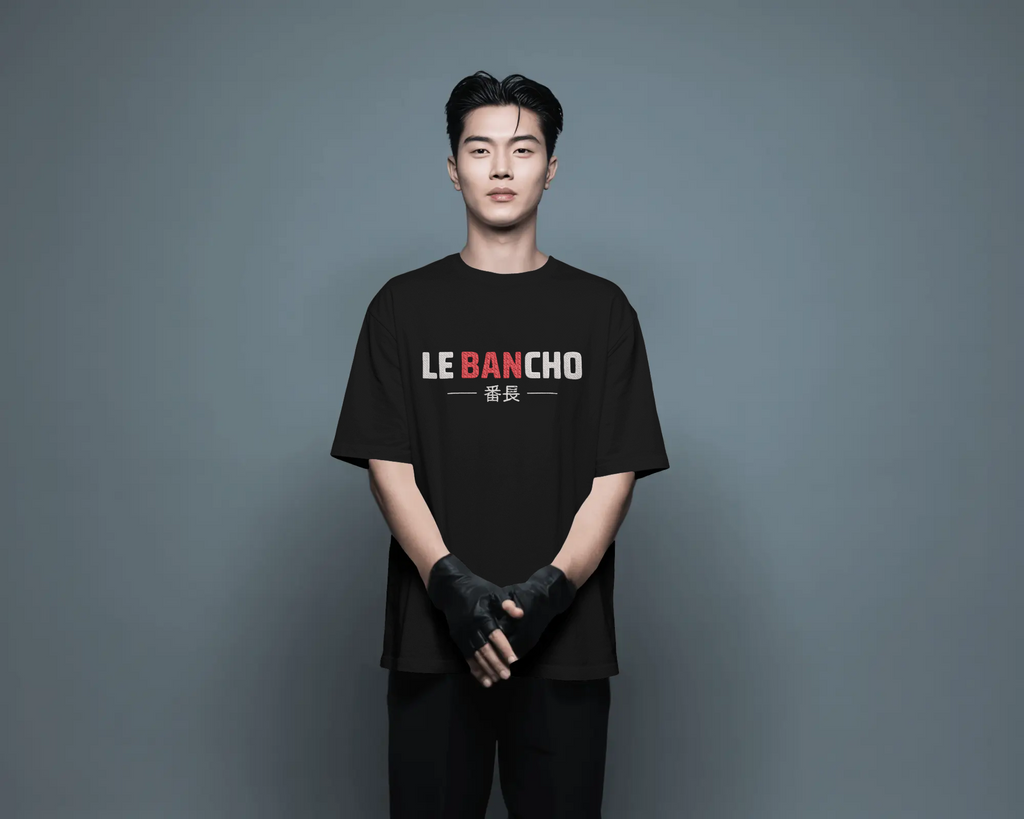 Embroidered Oversized T-Shirt for Men | Premium 240 GSM Cotton | Heavyweight Streetwear Tee