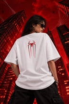 Women's Spider Embroidery Oversized T-Shirt | Limited Stock