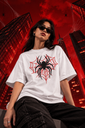 Women's Spider Embroidery Oversized T-Shirt | Limited Stock