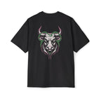 Taurus Slow Moves Expensive Energy Embroidery Oversized T-Shirt | Luxury Loyalty Grounded
